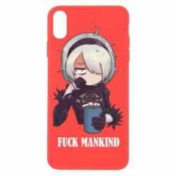 Чохол для iPhone X/Xs Nier. Fuck Mankind - PrintSalon