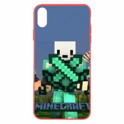 Чехол для iPhone X/Xs Novaskin Minecraft - PrintSalon