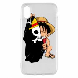 Чехол для iPhone X/Xs One piece chibi Luffy - PrintSalon