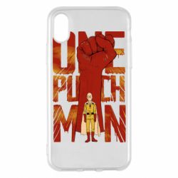 Чохол для iPhone X/Xs One Punch Man Saitama - PrintSalon