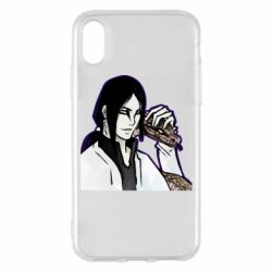 Чохол для iPhone X/Xs Orochimaru with a snake - PrintSalon