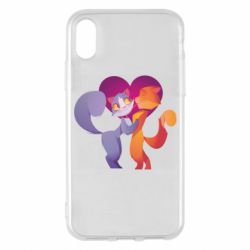 Чохол для iPhone X/Xs Парочка. Котики - PrintSalon