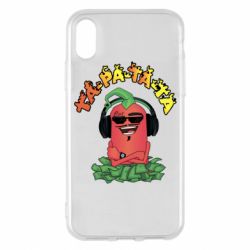 Чехол для iPhone X/Xs Перец Эдисон и доллары - PrintSalon