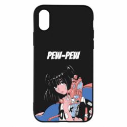 Чехол для iPhone X/Xs Pew-Pew - PrintSalon
