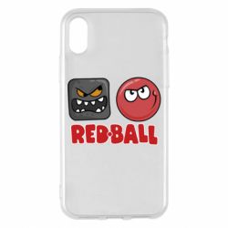 Чохол для iPhone X/Xs Red ball 4 - PrintSalon