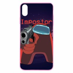 Чохол для iPhone X/Xs Red With A Gun - PrintSalon