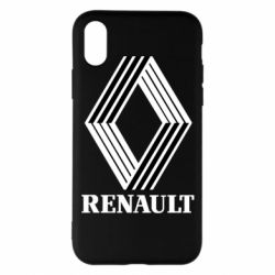 Чехол для iPhone X/Xs Renault Logo 1972 - PrintSalon