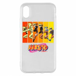 Чохол для iPhone X/Xs Running Naruto - PrintSalon