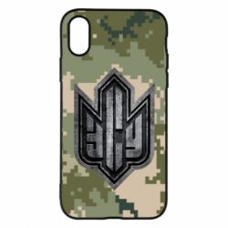 Чехол для iPhone X/Xs РУССКИЙ ВОЕННЫЙ КОРАБЛЬ ІДІ НА ХУЙ! ВСУ - PrintSalon