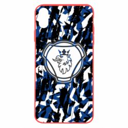 Чохол для iPhone X/Xs Scania logo and grunge - PrintSalon