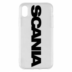 Чехол для iPhone X/Xs Scania truck - PrintSalon