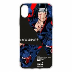 Чохол для iPhone X/Xs shattered Itachi art - PrintSalon
