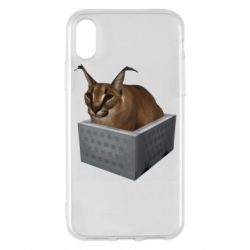 Чехол для iPhone X/Xs Шлепа в тазике - PrintSalon