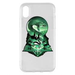 Чохол для iPhone X/Xs Slytherin collage - PrintSalon