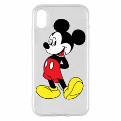 Чехол для iPhone X/Xs Smiling Mickey - PrintSalon