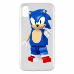 Чехол для iPhone X/Xs Sonic Lego - PrintSalon