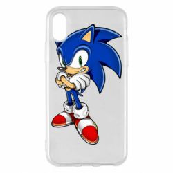 Чехол для iPhone X/Xs Sonic with smile