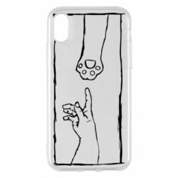 Чехол для iPhone X/Xs Сreation meow - PrintSalon