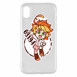 Чехол для iPhone X/Xs The promised Neverland Emma - PrintSalon