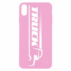Чехол для iPhone X/Xs Truck simple art - PrintSalon