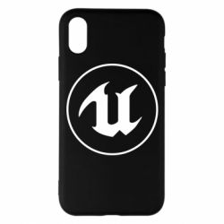 Чехол для iPhone X/Xs Unreal Engine Logo - PrintSalon