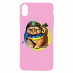 Чехол для iPhone X/Xs Военный котик - PrintSalon