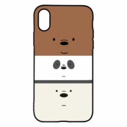 Чохол для iPhone X/Xs We bare bears ice cream - PrintSalon