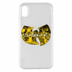 Чехол для iPhone X/Xs Wu-Tang logo art - PrintSalon