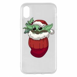 Чехол для iPhone X/Xs Йода в перчатке - PrintSalon