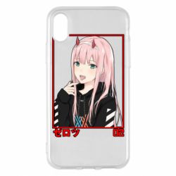 Чехол для iPhone X/Xs Zero Two Modern Style - PrintSalon