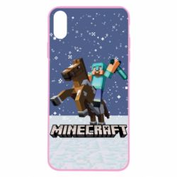 Чохол для iPhone X/Xs Зимовий Майнкрафт - PrintSalon