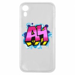 Чехол для iPhone XR А4 Граффити - PrintSalon
