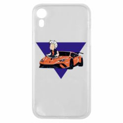 Чехол для iPhone XR A4 Lamba