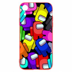 Чехол для iPhone XR Among us multicolored