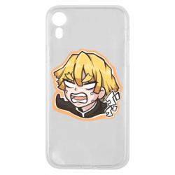 Чехол для iPhone XR Angry Zenitsu Agatsuma - PrintSalon