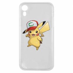 Чехол для iPhone XR Ash's hat Pikachu
