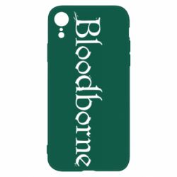 Чехол для iPhone XR Bloodborne logo