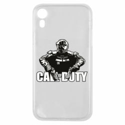 Чехол для iPhone XR Боец CoD