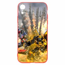 Чохол для iPhone XR Bumblebee and Optimus Prime - PrintSalon