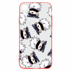 Чохол для iPhone XR Cute Satoru Gojo pattern - PrintSalon