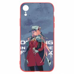 Чехол для iPhone XR DITF Zero Two Art - PrintSalon