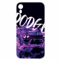 Чохол для iPhone XR Dodge Art neon - PrintSalon