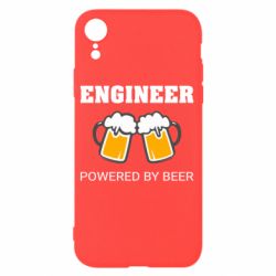 Чехол для iPhone XR Engineer Powered By Beer - PrintSalon