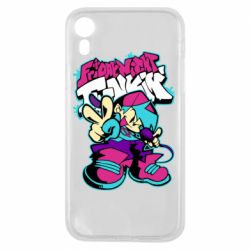 Чехол для iPhone XR FnF Boy And Logo - PrintSalon