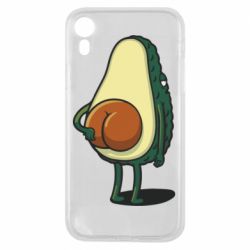 Чехол для iPhone XR Funny avocado