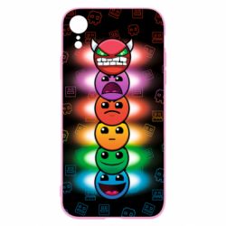 Чохол для iPhone XR Geometry Dash Levels - PrintSalon