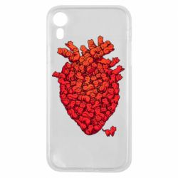 Чехол для iPhone XR Heart of many cats - PrintSalon