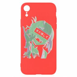 Чехол для iPhone XR Himiko Toga glitch - PrintSalon