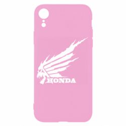 Чехол для iPhone XR Honda skull - PrintSalon