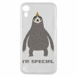 Чехол для iPhone XR I'm special Sloth - PrintSalon